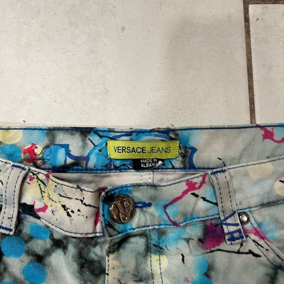 Versace Jeans Collection Multicolor Abstract Pants - Picture 4 of 5